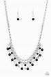 You May Kiss The Bride Black Necklace