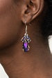 Well Versed in Sparkle Purple Earring
