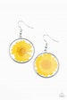 Forever Florals Yellow Earrings