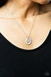 Think PAW-sitive Silver Necklace