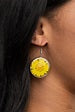 Forever Florals Yellow Earrings