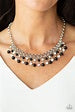 You May Kiss The Bride Black Necklace
