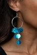 Holographic Hype Blue Earring