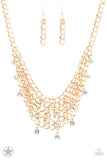 Fishing for Compliments - Gold Necklace #334