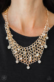 Fishing for Compliments - Gold Necklace #334