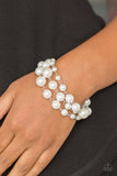 Until The End Of TIMELESS - White Bracelet #436