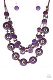 Catalina Coastin - Purple Necklace #293