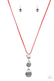 Embrace The Journey - Red Necklace #324
