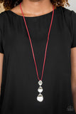 Embrace The Journey - Red Necklace #324
