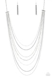Radical Rainbows - Silver Necklace #412