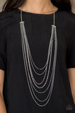 Radical Rainbows - Silver Necklace #412