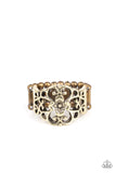 Fanciful Flower Gardens - Brass #1219