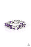 Downright Dressy - Purple Bracelet #345