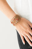 Colorfully Coachella - Red Urban Bracelet #372