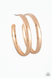 A Double Feature - Gold Hoop Earrings #278