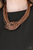 Knotted Knockout - Copper Necklace #417
