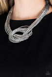 Knotted Knockout - Silver Necklace #376