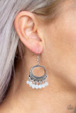 Happy Days - White Earrings #404