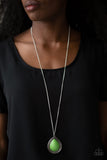 Chroma Courageous - Green Necklace #419