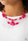 Radiant Reflections - Pink Necklace #366