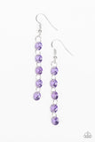 Trickle-Down Effect - Purple Earrings #414