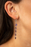 Trickle-Down Effect - Purple Earrings #414