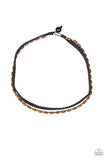As Luck WOOD Have It - Black Necklace #291