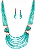 Kickin' It Outback Blue Necklace #021