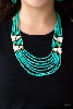 Kickin' It Outback Blue Necklace #021