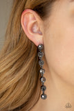 Dazzling Debonair - Black Earrings #373