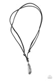 Am I METEORITE? - Silver Hematite Necklace #292