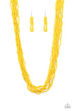 Congo Colada - Yellow Necklace #325