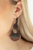 Western Trails - Copper Earrings #426