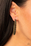 Rhinestone Studded Sass - Brass #901