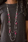 Beachside Babe - Pink Necklace #027