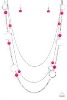 Beachside Babe - Pink Necklace #027