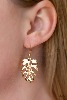 Desert Palms - Gold Earrings #105