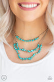 Eco Goddess - Blue Choker Necklace #257