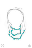 Eco Goddess - Blue Choker Necklace #257