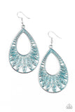 Flamingo Flamenco - Blue Earrings #267