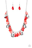 Hurricane Season - Necklace Red #186D