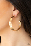Live Wire - Gold Hoop Earrings #229