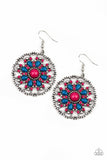 Mardi Gras Garden - Pink Earrings #235