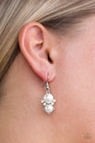 Mrs. Gatsby - White Earrings #169