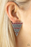 Terra Tricolor - Red Earrings #057