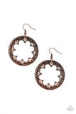 Whimsical Wheelhouse - Copper Earrings #065